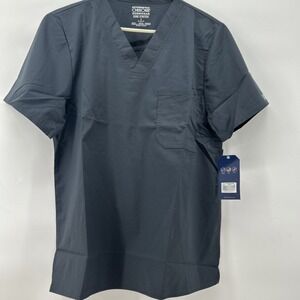 Cherokee Scrubs Men Size S Shirt Stretch  Short Sleeve New with Tags